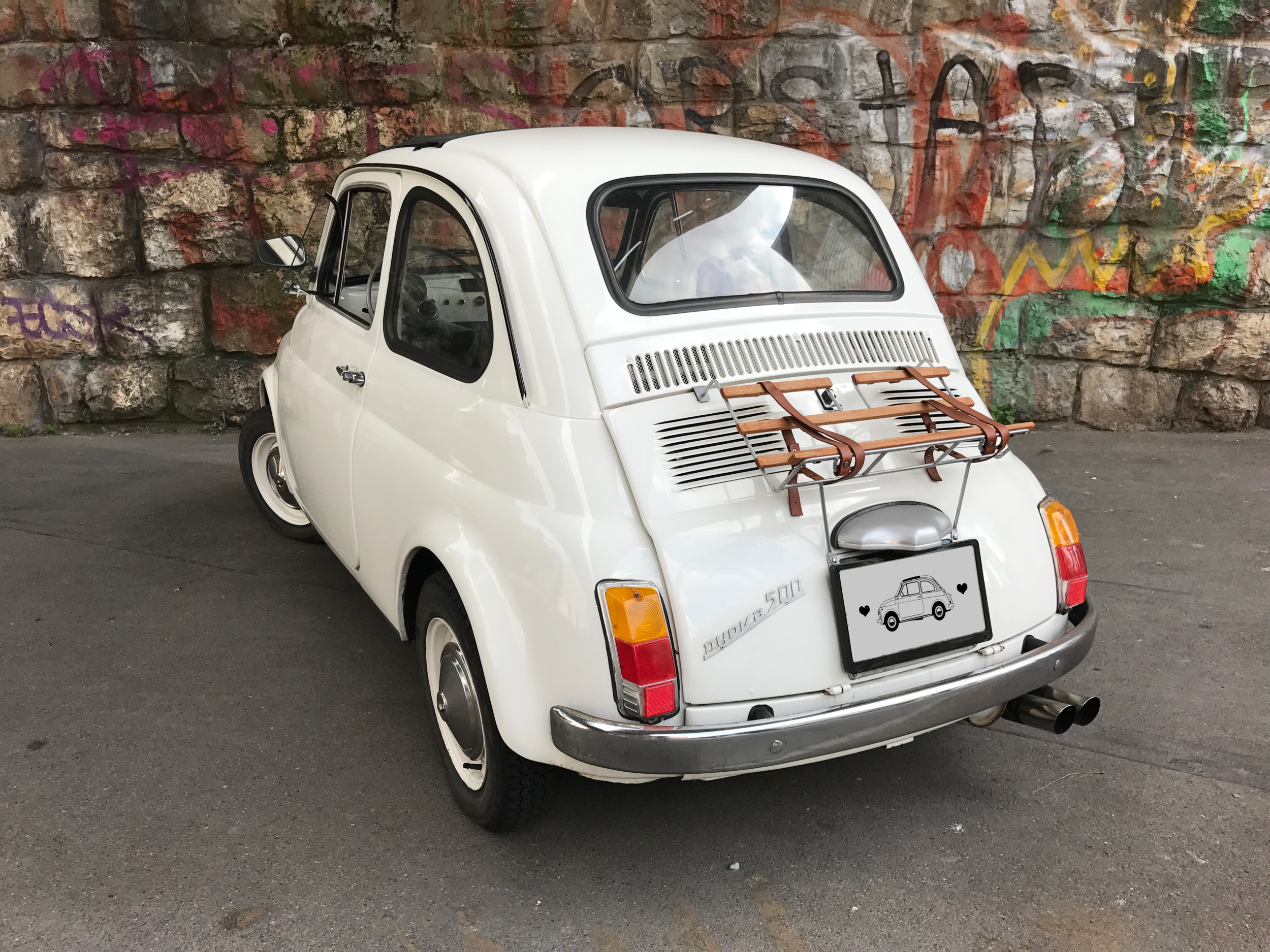 Fiat 500 - Fahrerseite Heck